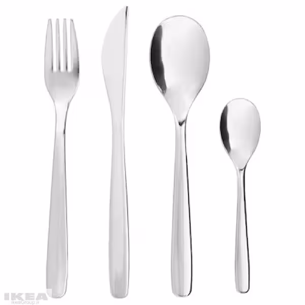 سرویس قاشق و چنگال 16 تکه مدل MOPSIG | برند ایکیا | ارسال 30 کاری