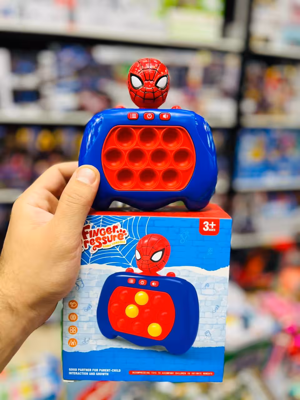 پاپیت گیم باتریخور مدل مرد عنکبوتی