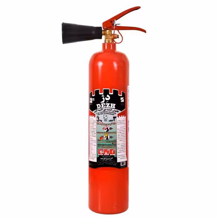 کپسول آتشنشانی CO2 دژ ظرفیت 3 کیلوگرمی | کالا مکس
