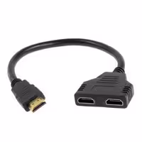 تبدیل1به2 HDMI آیسی دار بدون افت کیفیت پک نایلونی