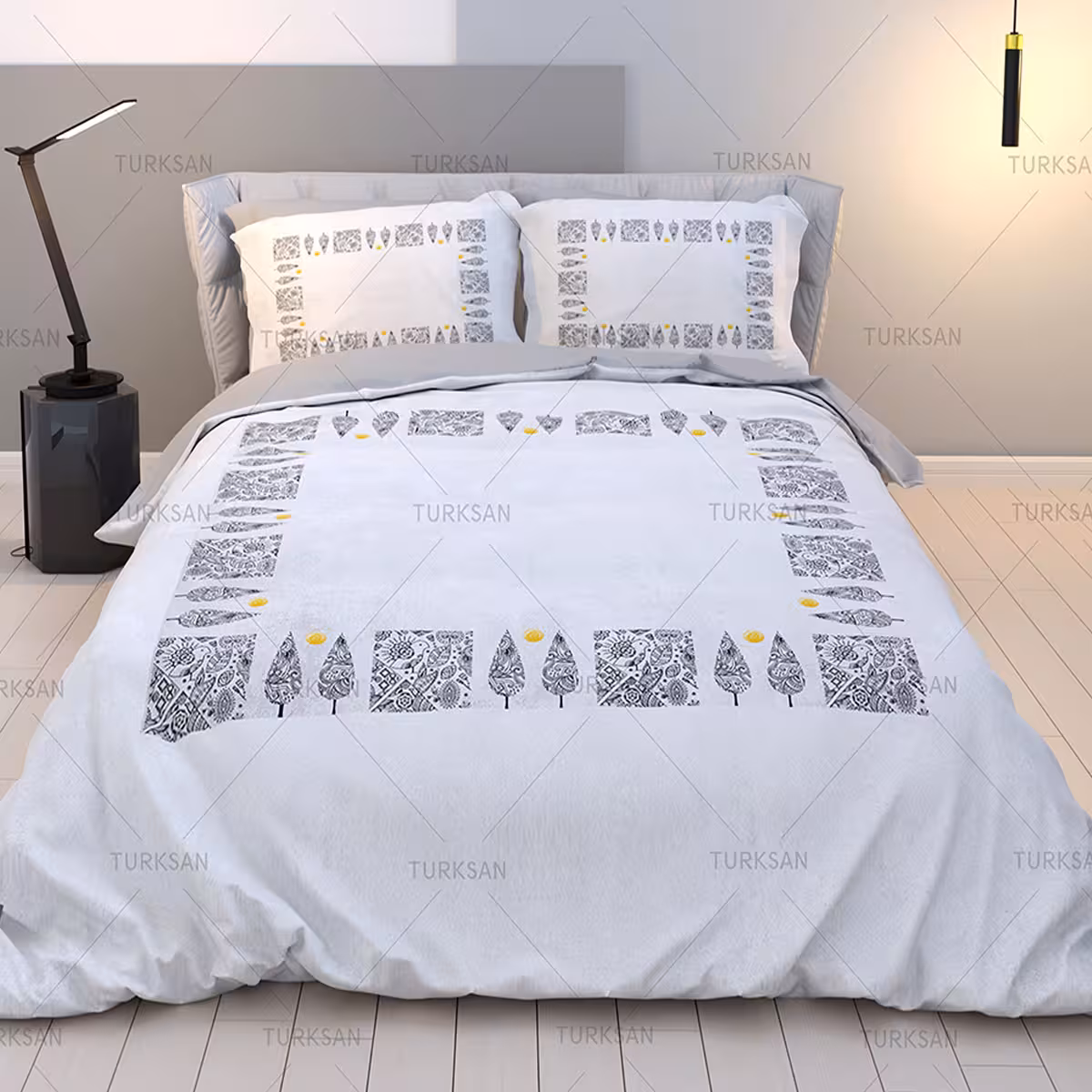 سرویس لحاف روتختی ترکسان کد397 دو نفره 6 تکه