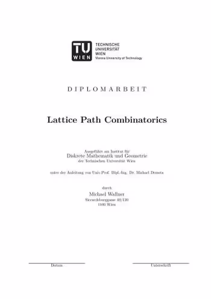 خرید و دانلود نسخه کامل کتاب Lattice Path Combinatorics