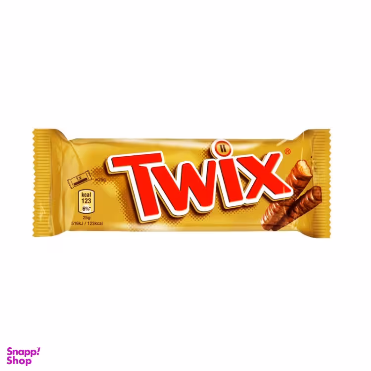 شکلات توئیکس وزن 25 گرم