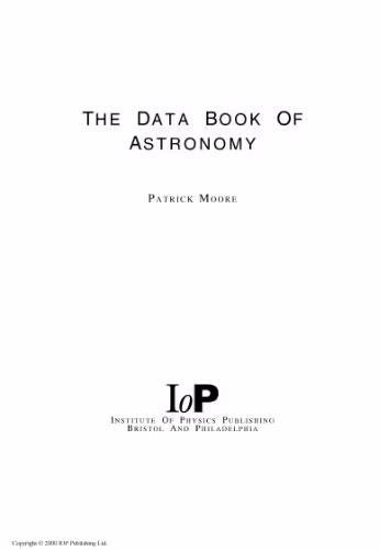 خرید و دانلود نسخه کامل کتاب The data book of astronomy