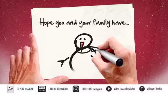 دانلود Christmas Wishes – Message Papers – پروژه کریسمس افتر افکت