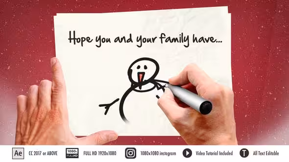 دانلود Christmas Wishes – Message Papers – پروژه کریسمس افتر افکت