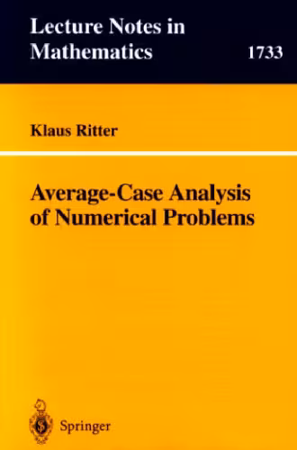 خرید و دانلود نسخه کامل کتاب Average-Case Analysis of Numerical Problems