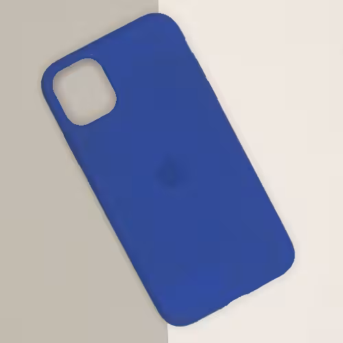 قاب ایفون 11 سیلیکونی ابی