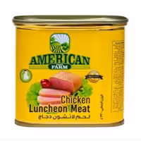 کنسرو کالباس مرغ 320 گرم امریکن فارم – American farm Chicken luncheon meat