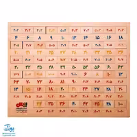 جورچین چوبی ریاضی ضرب مدل بیس (آموزش ضرب از طریق بازی)