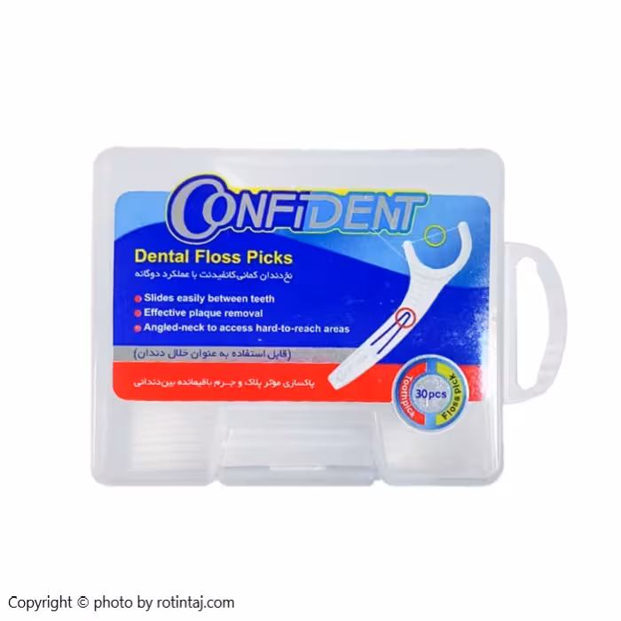 نخ دندان Flosspick کمانی باکس کانفیدنت کد F4.02