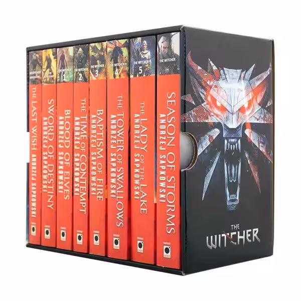 مجموعه کامل کتاب های ویچر The Witcher Series قرمز