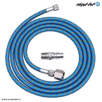 شلنگ ایربراش APT نخدار 1.8 متری با اتصالات مدل AT-21-2k3