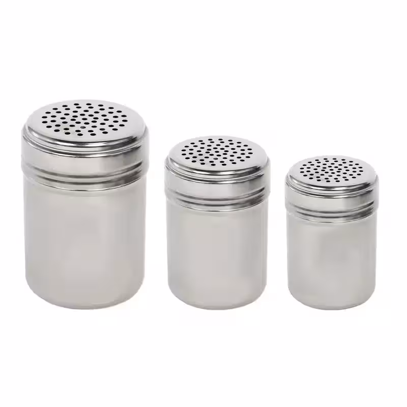 ادویه پاش مدل استوانه مجموعه 3 عددی