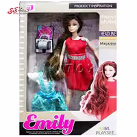 عروسک باربی امیلی با لباس  Emily QJ062