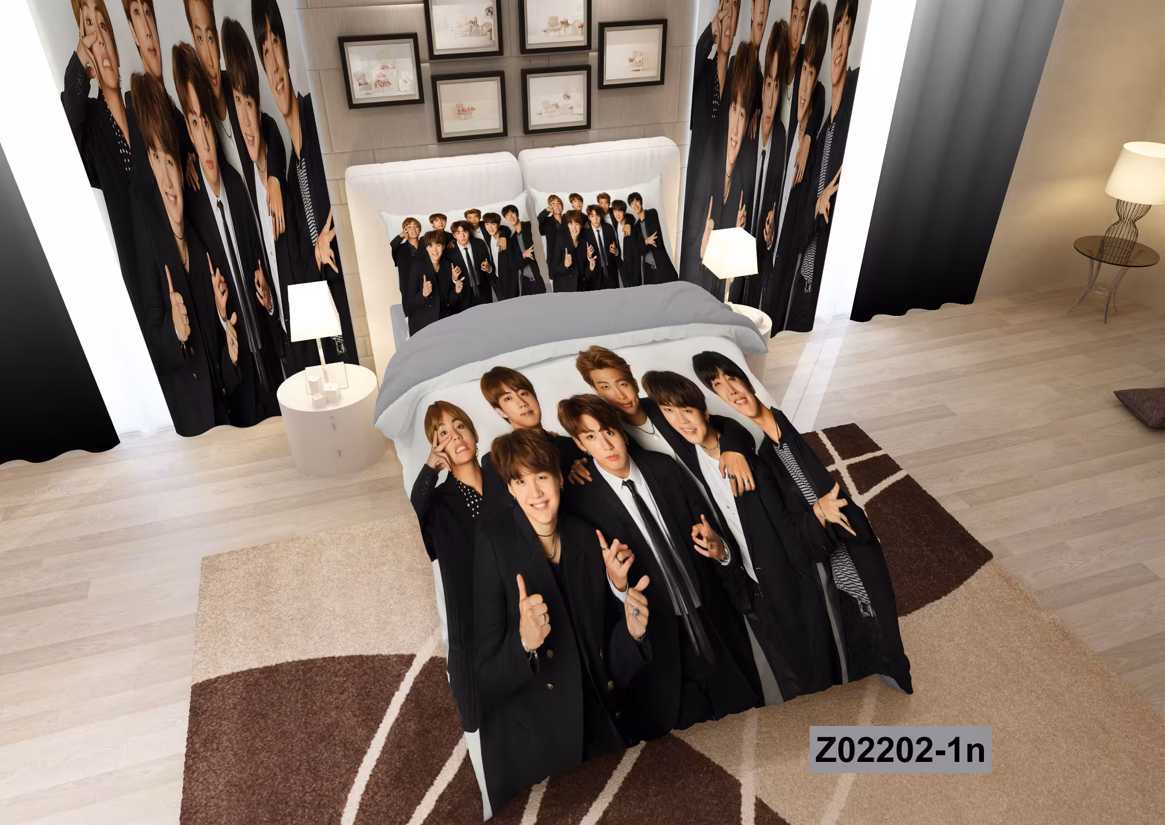 لحاف روتختی تنسل سه بعدی (3D) کالای خواب متین کد 2202