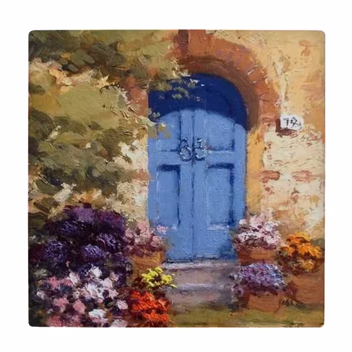  زیر لیوانی طرح حیاط مدیترانه ای کد    3616334_1582