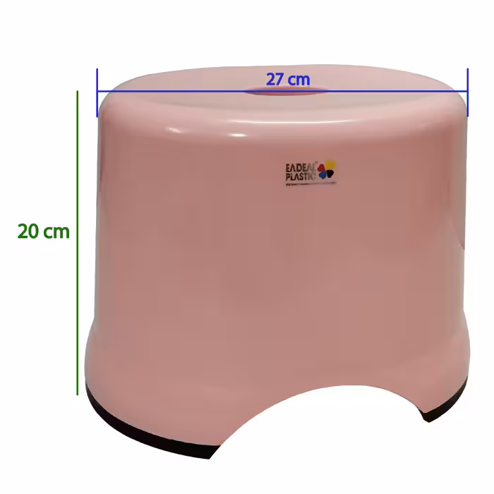 چهارپایه حمام مدل ایده آل پلاستیک طرح الماس