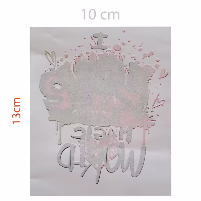 استیکر پارچه و لباس مدل A-16
