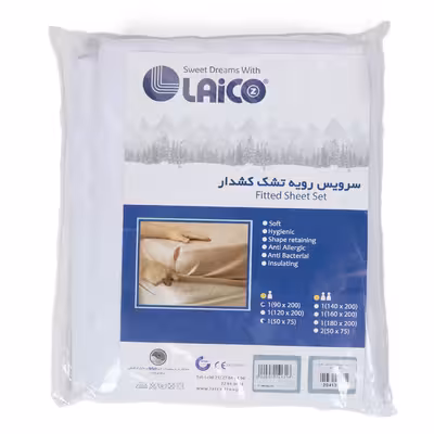 سرویس ملحفه لایکو مدل لایت یکنفره 2 تکه 