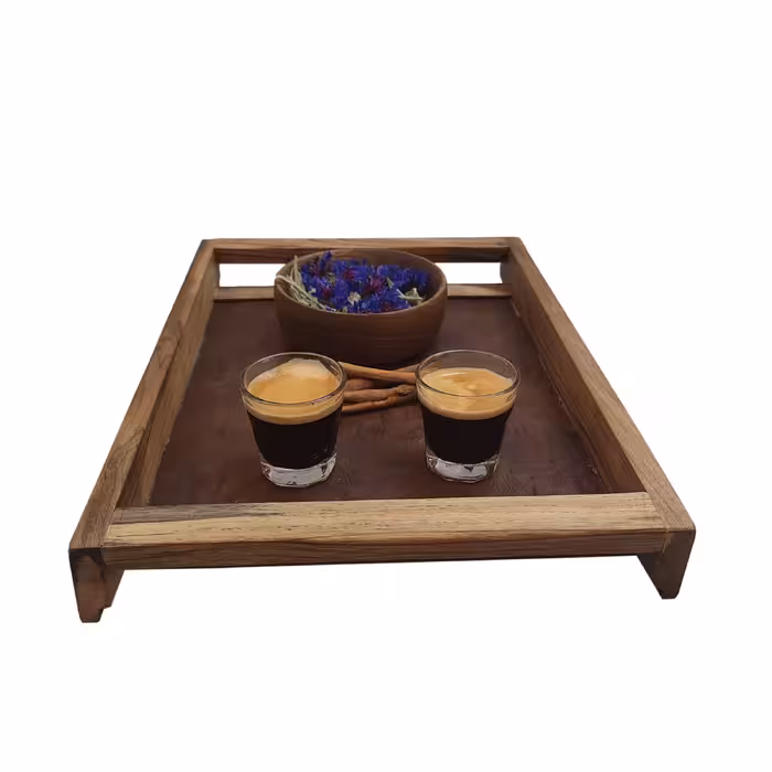 سینی چوبی دهکده مدل d431