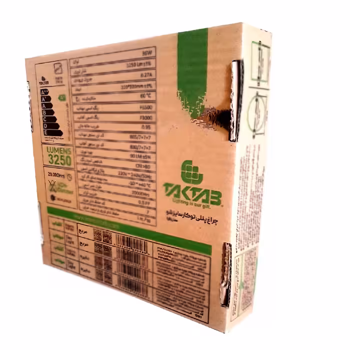 پنل اس ام دی 36 وات تکتاب مدل مربع کد PA6900