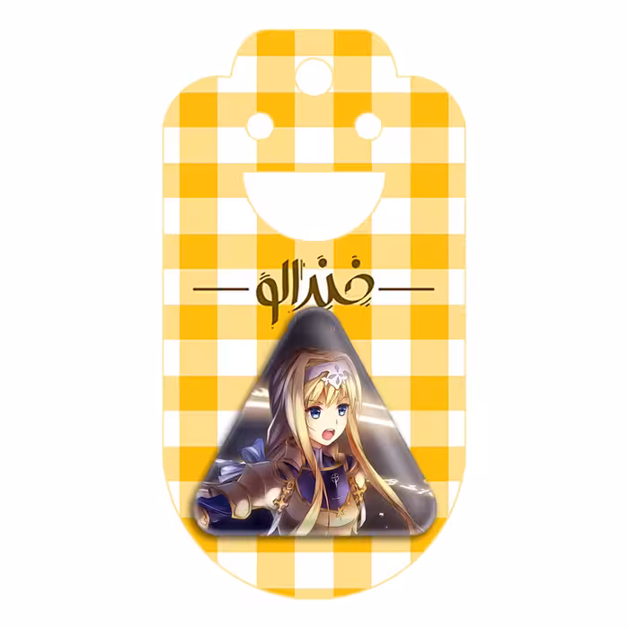 پیکسل خندالو طرح آلیس ساما انیمه هنر شمشیر زنی آنلاین مدل مثلثی کد 12079