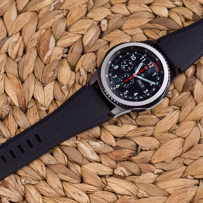 برچسب ماهوت طرح Matte-White مناسب برای ساعت هوشمند سامسونگ Galaxy Gear S3 Frontier