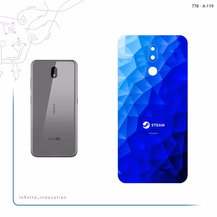 برچسب پوششی ماهوت مدل STEAM Game Consol مناسب برای گوشی موبایل نوکیا 3.2 TA-1164