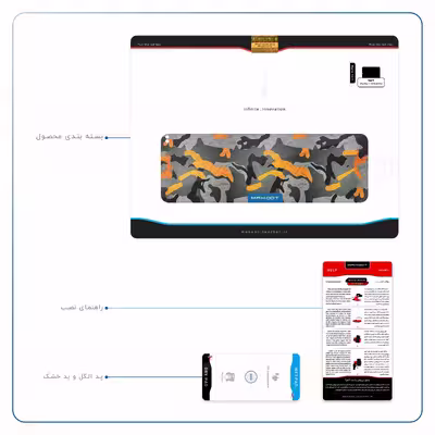 برچسب پوششی ماهوت مدل Autumn-Army مناسب برای تبلت اپل iPad Pro 11 2018 A1934