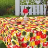   رومیزی رزین تاژ طرح فلفل دلمه مدل مربع کد 140