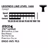 راکت پینگ پنگ دونیک مدل Legends Line 1000