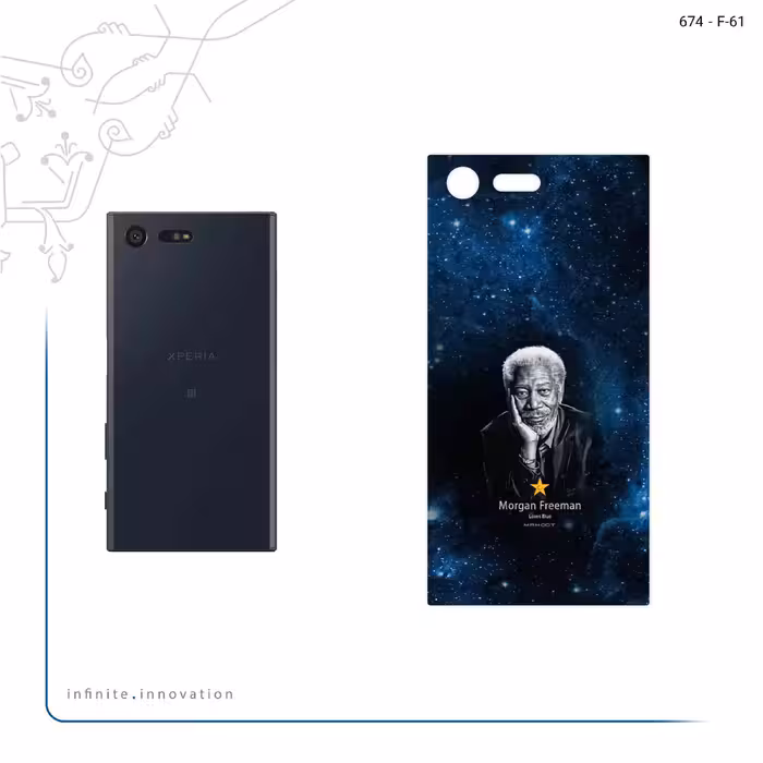 برچسب پوششی ماهوت مدل Morgan Freeman مناسب برای گوشی موبایل سونی Xperia X Compact