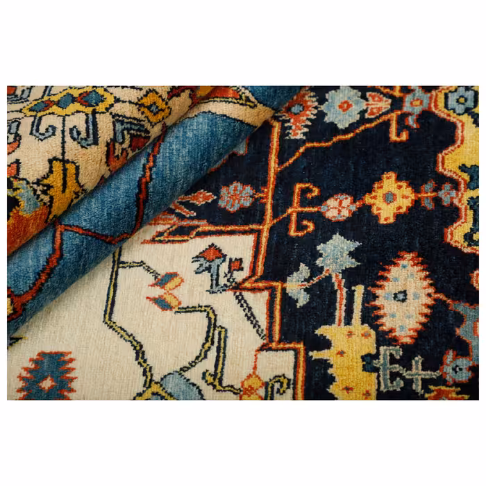 گبه دستبافت شش و نیم متری طرح قشقایی کد 564523r