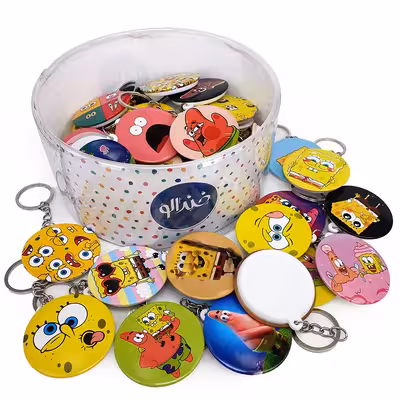 جاکلیدی خندالو مدل باب اسفنجی و پاتریک کد 5 مجموعه 50 عددی