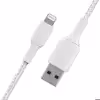 کابل تبدیل USB به لایتنینگ بلکین مدل CAA002bt1MWH  طول 1 متر