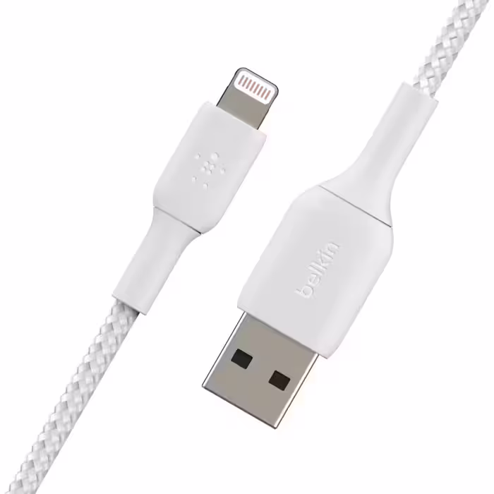 کابل تبدیل USB به لایتنینگ بلکین مدل CAA002bt1MWH  طول 1 متر