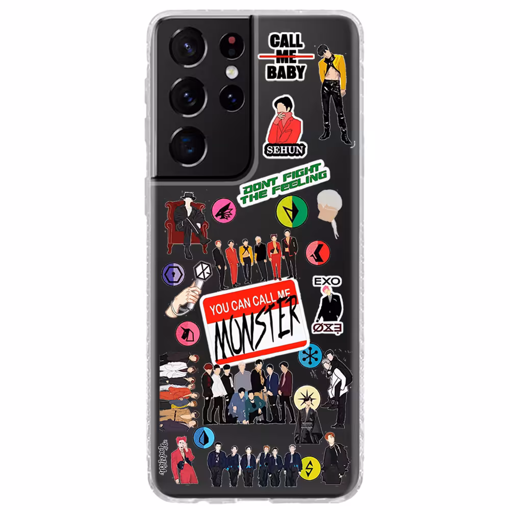 کاور طرح EXO مناسب برای گوشی موبایل سامسونگ Galaxy S21 Ultra