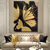 تابلو نقاشی ورق طلا طرح پروانه کد 0101