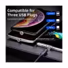 کابل تبدیل USB به MicroUSB/USB-C/لایتنینگ مدل 3:1 Magnetic طول 1 متر