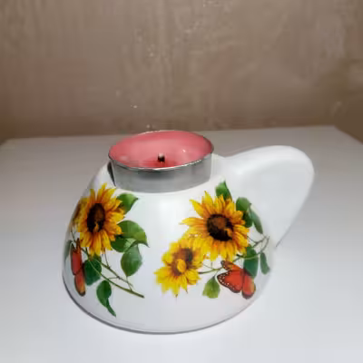 جاشمعی مدل افتابگردان کد 3456 بسته دو عددی