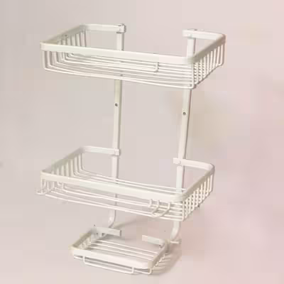 قفسه حمام مدل وسط حمام سیمی دو طبقه