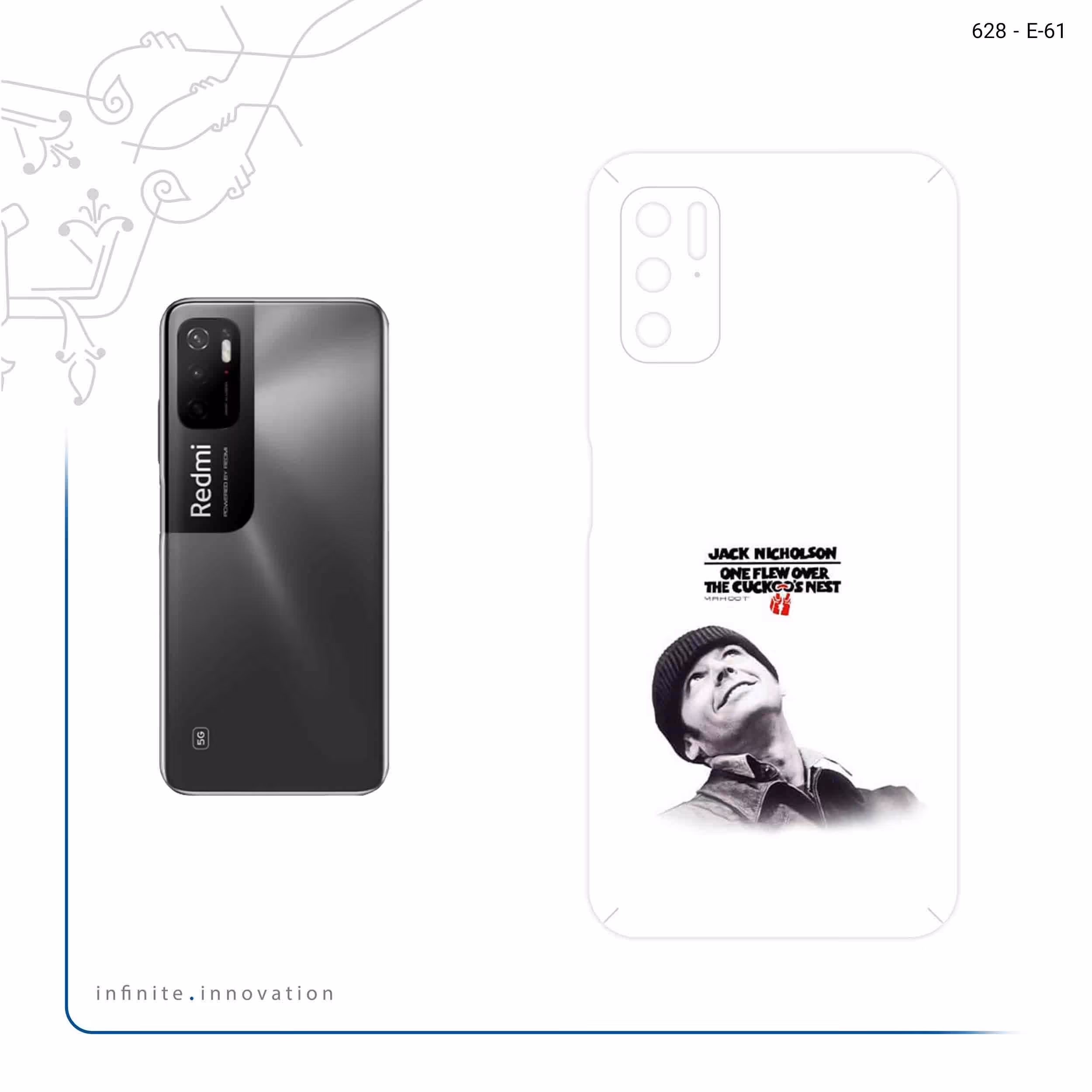 برچسب پوششی ماهوت مدل One Flew Over the Cuckoo's Nest مناسب برای گوشی موبایل شیائومی Redmi Note 11SE