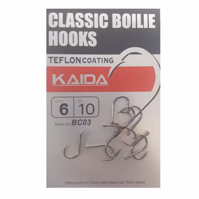 قلاب ماهیگیری کایدا مدل classic سایز 6 بسته 10 عددی