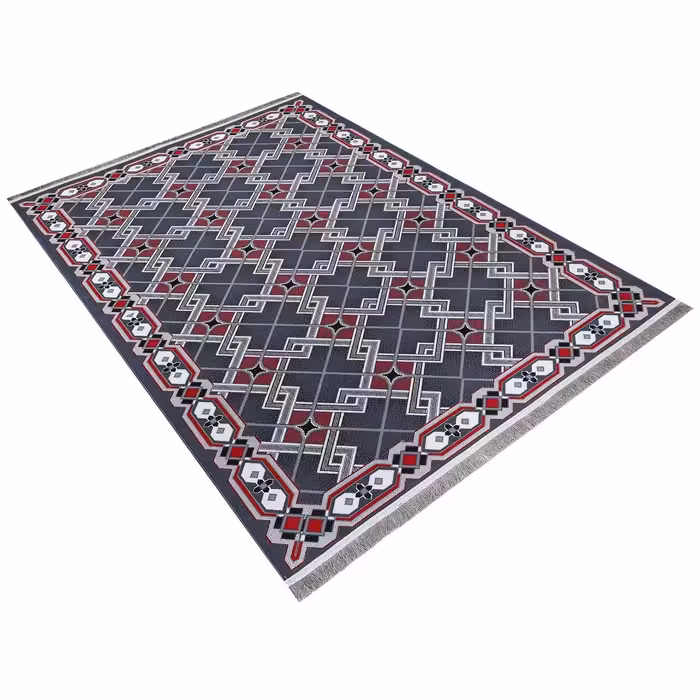 گلیم ماشینی دنیای فرش مدل پنجره کد 1236