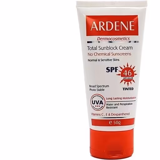 کرم ضدآفتاب آردن برای پوست های معمولی و حساس (SPF46)