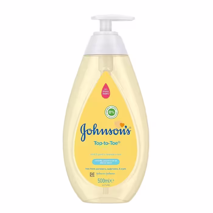 شامپو سر و بدن کودک جانسون مدل 1*2 حجم 500ml