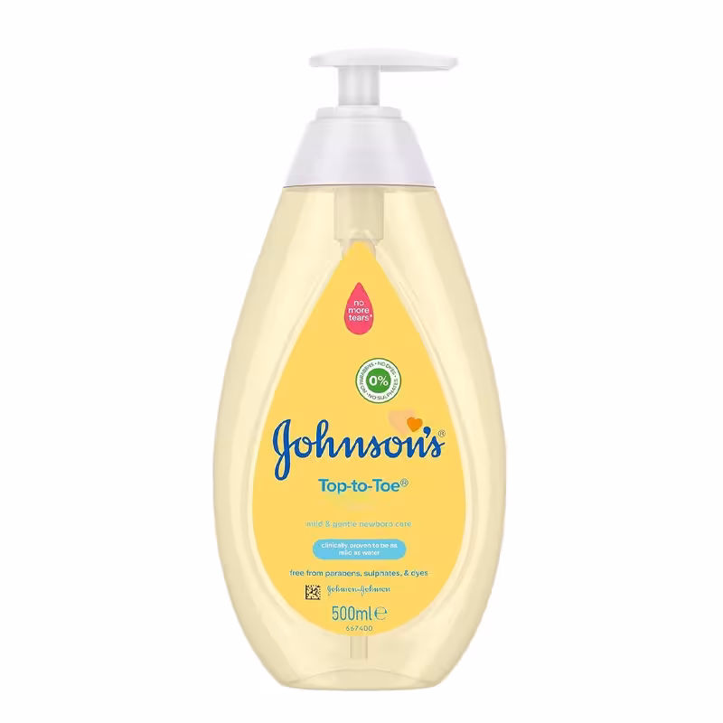 شامپو سر و بدن کودک جانسون مدل 1*2 حجم 500ml