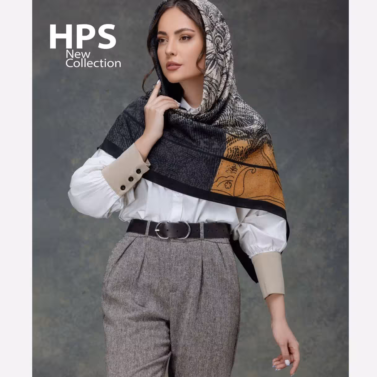 روسری نخی ژاکارد