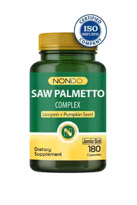 کمپلکس Saw Palmetto(کدو تنبل، روی، لیکوپن) Nondo - بسته 180 عددی